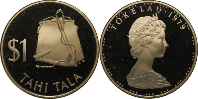 Weltmünzen und Medaillen, Tokelau. 1 Tala 1979, Silber. 0.81 OZ. Polierte Platte...