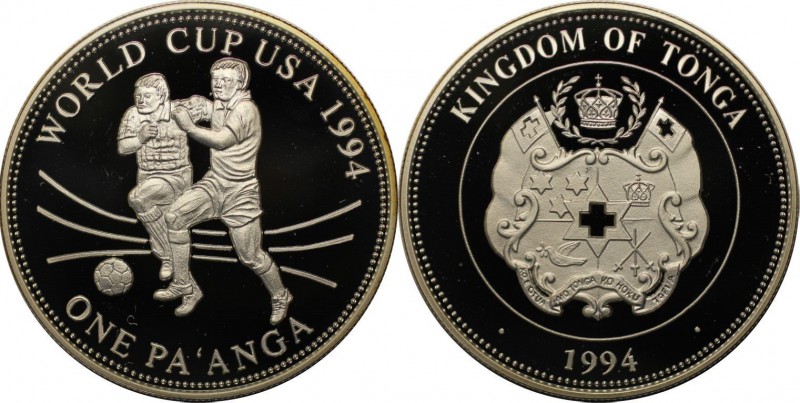 Weltmünzen und Medaillen, Tonga. 1 Pa'anga 1994, Silber. 0.94 OZ. Polierte Platt...