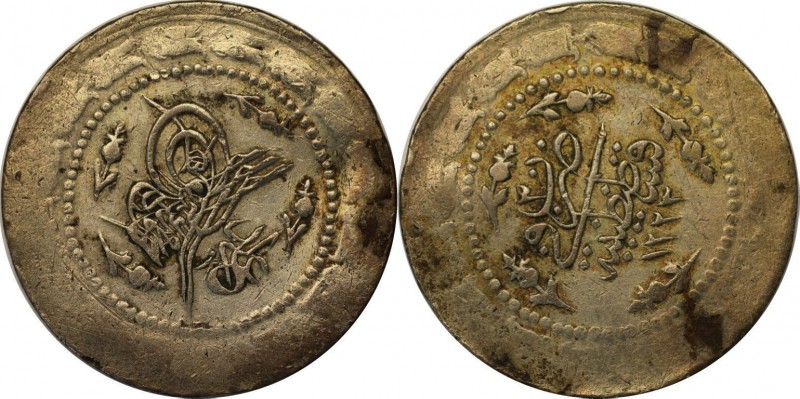 Weltmünzen und Medaillen, Türkei / Turkey. Mahmud II. (1808-1839). 6 Kurush 1837...