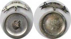 Medaillen und Jetons, Hundesport / Dog sports. Brunswik fur club. Medaille 1900, 45 mm. 46.25 g. Silber. Stempelglanz