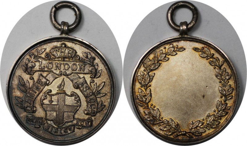 Medaillen und Jetons, Hundesport / Dog sports. Canine London Assoc. Medaille ND,...