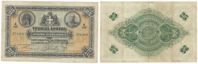 Banknoten, Griechenland / Greece. 25 Drachmai 1915. Pick: S153. VF-
