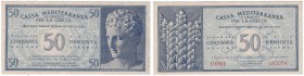 Banknoten, Griechenland / Greece. 50 Drachmai (1941). Pick: M3. UNC