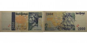 Banknoten, Portugal. 2000 Escudos 1996. II