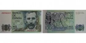 Banknoten, Spanien / Spain. 1000 Pesetas 1979. P.158. Kfr