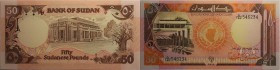 Banknoten, Sudan. 50 Pounds 1991. P.48. I