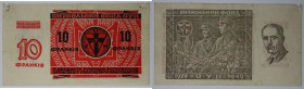 Banknoten, Ukraine. BOFONY OUN. 10 Frankiv 1949. III