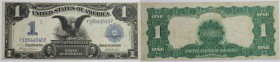 Banknoten, USA / Vereinigte Staaten von Amerika, Silver Certificates. 1 Dollar 1899. Fr. 233. II