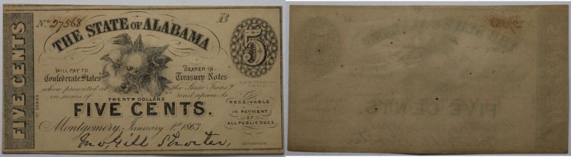 Banknoten, USA / Vereinigte Staaten von Amerika, Obsolete Banknotes. Montgomery,...