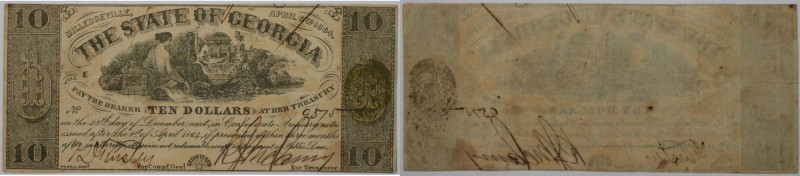 Banknoten, USA / Vereinigte Staaten von Amerika, Obsolete Banknotes. State of Ge...