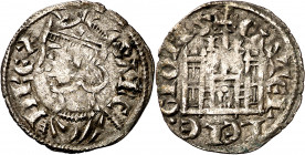 Sancho IV (1284-1295). Burgos. Cornado. (M.M. S4:3.8) (Imperatrix S4:3.8) (AB. falta). Escasa. 0,70 g. MBC.