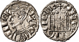 Sancho IV (1284-1295). Cuenca. Cornado. (M.M. S4:3.16) (Imperatrix S4:3.16, mismo ejemplar) (AB. 298.1). Vellón muy rico. Muy bella. Escasa así. 0,81 ...