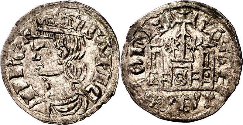 Sancho IV (1284-1295). Sevilla. Cornado. (M.M. S4:3.36) (Imperatrix S4:3.36, mis...