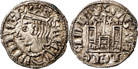Sancho IV (1284-1295). Toledo. Cornado. (M.M. S4:3.40) (Imperatrix S4:3.40 (50), mismo ejemplar) (AB. 302). Vellón rico. Muy bella. Escasa así. 0,78 g...