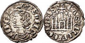 Sancho IV (1284-1295). Taller indeterminado (Sevilla, Salamanca o Segovia). Cornado. (M.M. S4:3.57) (Imperatrix S4:3.57) (AB. 305 var). Atractiva. Rar...