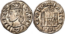 Sancho IV (1284-1295). ¿Salamanca?. Cornado. (M.M. S4:3.64) (Imperatrix S4:3.62 (50), mismo ejemplar) (AB. 304.1 var). Vellón muy rico. Bellísima. Rar...