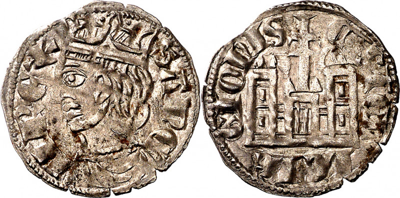 Sancho IV (1284-1295). Sin marca de ceca (taller indeterminado). Cornado. (M.M. ...