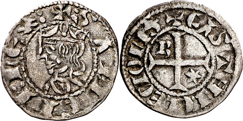 Sancho IV (1284-1295). Burgos. Meaja coronada. (Imperatrix S4:6.4, mismo ejempla...