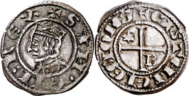 Sancho IV (1284-1295). Burgos. Meaja coronada. (M.M. S4:6.11) (Imperatrix S4:6.11, mismo ejemplar) (AB. 308.3, como seisén). Atractiva. Escasa así. 0,...