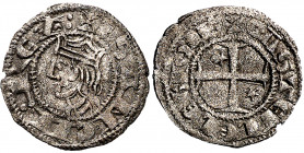 Sancho IV (1284-1295). Coruña o Santiago de Compostela. Meaja coronada. (M.M. S4:6.20) (Imperatrix S4:6.20, mismo ejemplar) (AB. 309.1, como seisén). ...