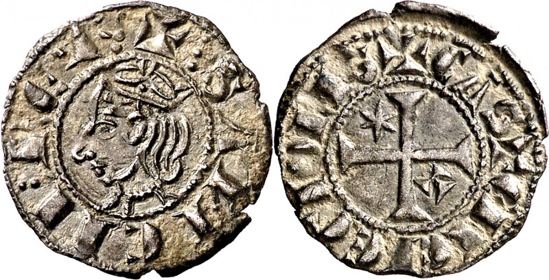 Sancho IV (1284-1295). Toledo. Meaja coronada. (M.M. S4:6.43) (Imperatrix S4:6.4...