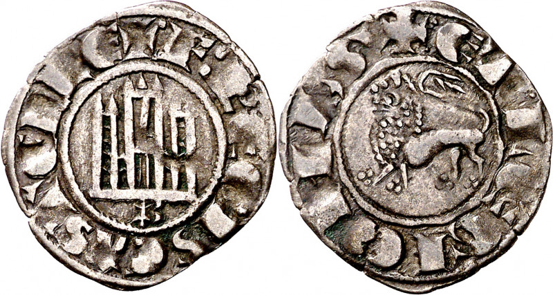 Fernando IV (1295-1312). Burgos. Dinero. (M.M. F4:1.5) (Imperatrix F4:1.1) (AB. ...