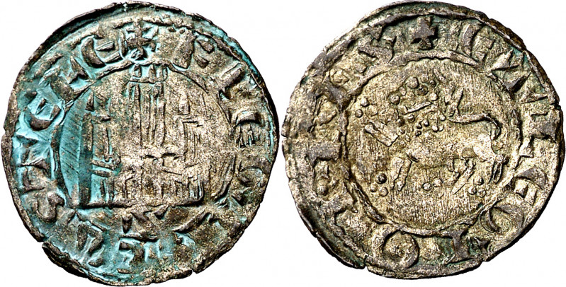 Fernando IV (1295-1312). Sevilla. Dinero. (M.M. F4:1.7) (Imperatrix F4:1.7, mism...