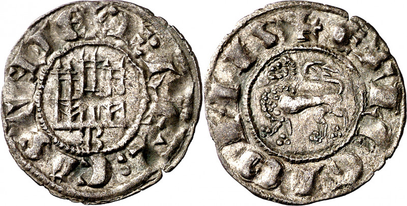 Fernando IV (1295-1312). Burgos. Dinero. (M.M. F4:2.1) (Imperatrix F4:2.1, mismo...