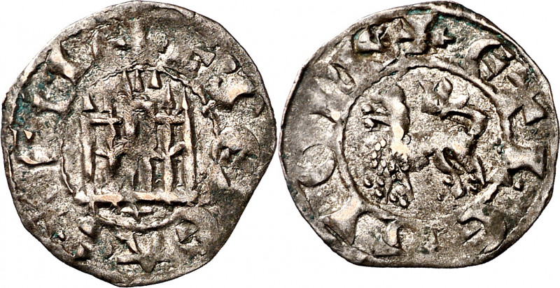 Fernando IV (1295-1312). Taller indeterminado. Dinero. (Imperatrix F4:2.68 (50),...