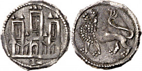 Fernando IV (1295-1312). León. Meaja. (Imperatrix F4:3.2 (25), mismo ejemplar) (AB. pág. 79). Atractiva. Rara. 0,32 g. MBC+.