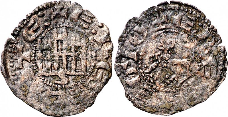 Infante Don Enrique (1297-1303). ¿Sevilla?. Dinero. (M.M. ES:1.3) (Imperatrix ES...