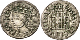 Alfonso XI (1312-1350). Burgos. Cornado. (Imperatrix A11:2.2 (50), mismo ejemplar) (AB. 335.1). Vellón rico. Atractiva. Rara leyenda. 0,81 g. EBC-.