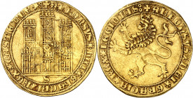 Alfonso XI (1312-1350). Sevilla. Dobla de 35 maravedís. (M.M. A11:6.6, mismo ejemplar) (Imperatrix A11:6.6, mismo ejemplar) (AB. 332) (Bautista 466, m...