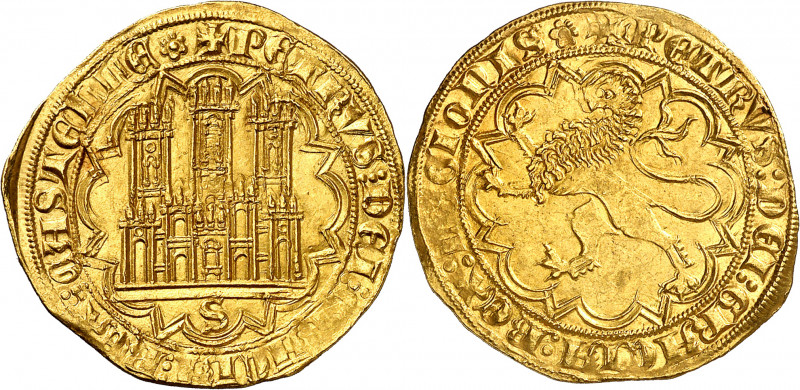 Pedro I (1350-1369). Sevilla. Dobla de 35 maravedís. (Imperatrix P1:2.2, mismo e...