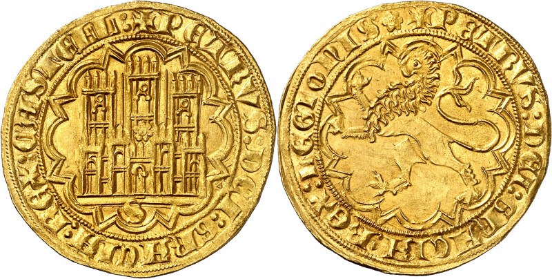 Pedro I (1350-1369). Sevilla. Dobla de 35 maravedís. (Imperatrix P1:2.8, mismo e...
