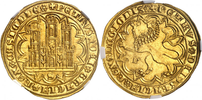 Pedro I (1350-1369). Sevilla. Dobla de 35 maravedís. (Imperatrix P1:2.12) (AB. 3...