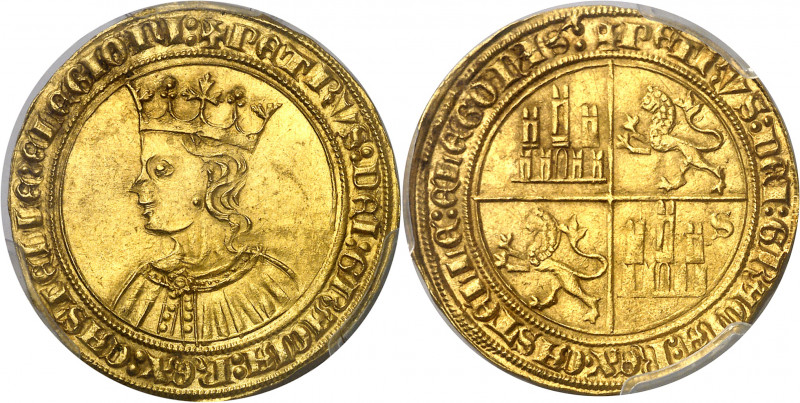 Pedro I (1350-1369). Sevilla. Dobla de 35 maravedís. (Imperatrix P1:10.8 (50), m...