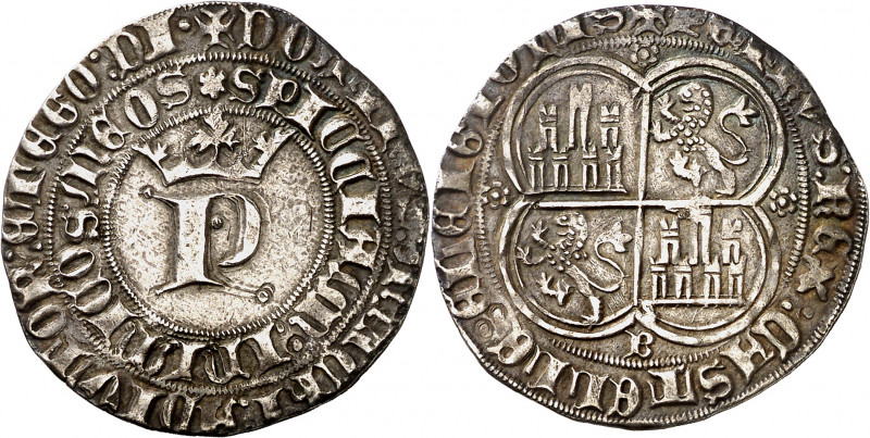 Pedro I (1350-1369). Burgos. Real. (Imperatrix P1:12.5, mismo ejemplar) (AB. 378...