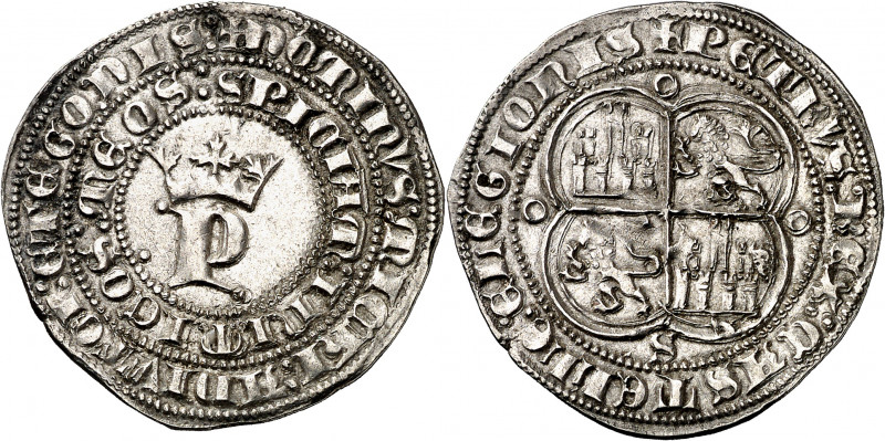 Pedro I (1350-1369). Sevilla. Real. (Imperatrix P1:12.22, mismo ejemplar) (AB. 3...