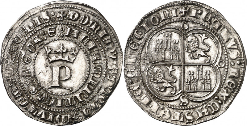 Pedro I (1350-1369). Sevilla. Real. (Imperatrix P1:12.22, mismo ejemplar) (AB. 3...