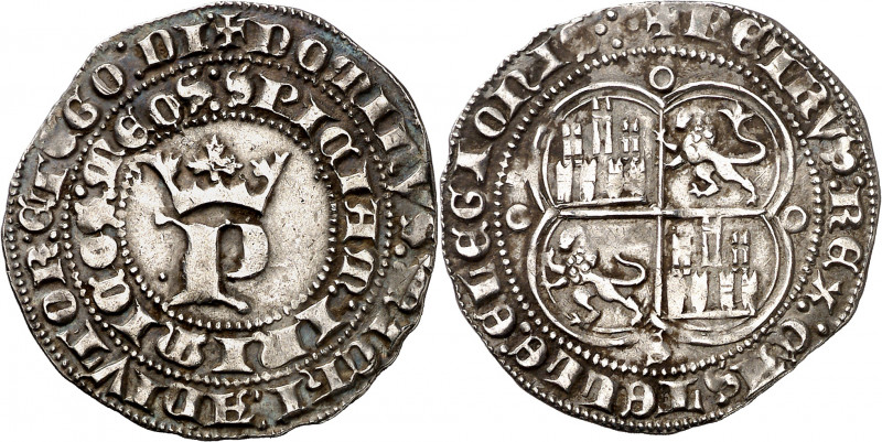 Pedro I (1350-1369). Sevilla. Real. (Imperatrix P1:12.27, mismo ejemplar) (AB. 3...