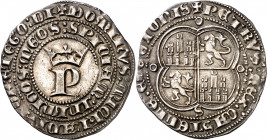 Pedro I (1350-1369). Sevilla. Real. (Imperatrix P1:12.30, mismo ejemplar) (AB. 380). Atractiva. 3,47 g. EBC-.