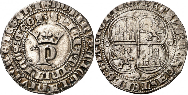 Pedro I (1350-1369). Sevilla. Real. (Imperatrix P1:12.31, mismo ejemplar) (AB. 3...