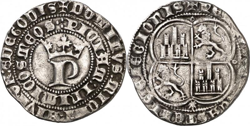 Pedro I (1350-1369). Coruña. Real. (Imperatrix P1:12.51, mismo ejemplar) (AB. 37...