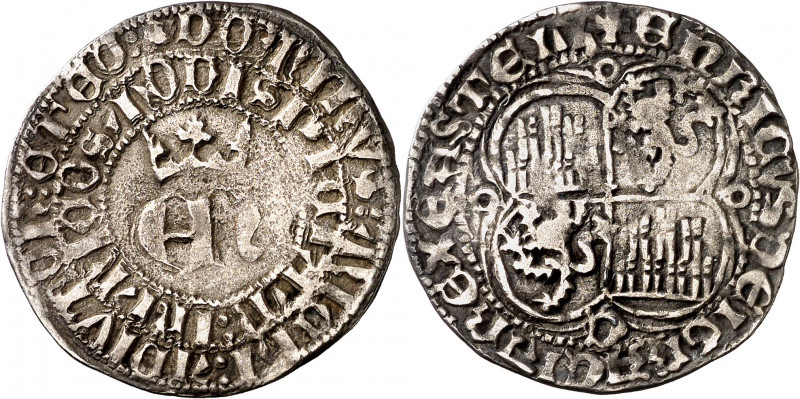 Enrique II (1369-1379). Córdoba. Real de vellón de anagrama. (Imperatrix E2:2.21...
