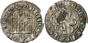 Enrique II (1369-1379). Burgos. Seisén. (Imperatrix E2:7.7, mismo ejemplar) (AB. 590, como cinquén y de Enrique III). Leve defecto de cospel. Rara. 1,...