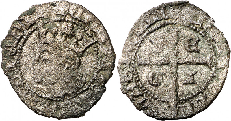 Enrique II (1369-1379). León. Cruzado. (Imperatrix E2:11.43, mismo ejemplar) (AB...