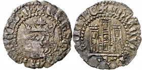 Enrique II (1369-1379). Sevilla. Cornado. (Imperatrix E2:19.1, mismo ejemplar) (AB. 593 var, como Enrique III). Ligera doble acuñación. Atractiva. Esc...