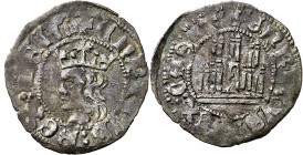 Enrique II (1369-1379). Sin marca de ceca (Valencia de Alcántara o Valladolid). Cornado. (Imperatrix E2:19.13, mismo ejemplar) (AB. 595 var, como Enri...