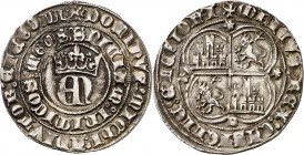 Enrique II (1369-1379). Burgos. Real. (Imperatrix E2:22.5) (AB. 401 var). 3,50 g. MBC+/EBC-.
